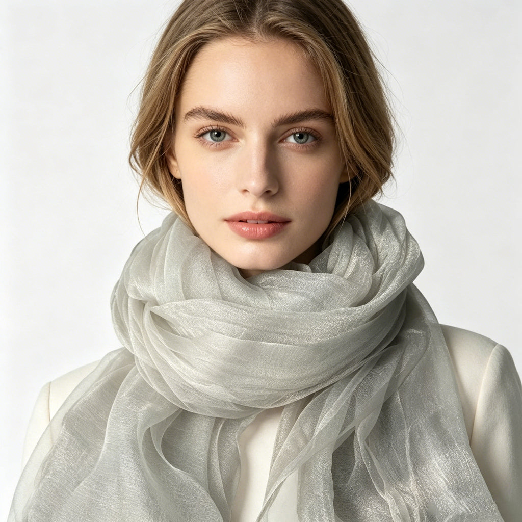 Elegant Silk Blend Shawl