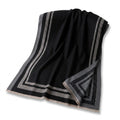 Leopard Accent Jacquard Winter Scarf