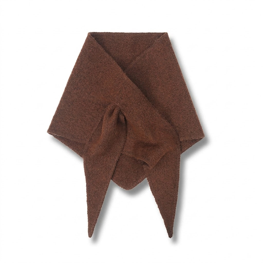 Premium Wool-Blend Triangle Shawl